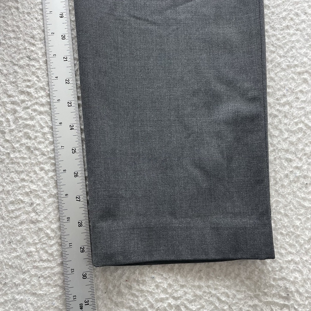J. Crew Thompson Dress Pants Mens 38x30 (Tag 36) Wool Blend Gray Tapered Stretch - Picture 12 of 16